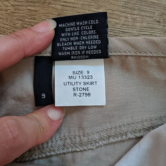 Vintage Bongo Utility Skirt sz 9 - Picture 7 of 8